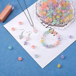 210Pcs 6 Colors Transparent Acrylic Beads&nbsp;TACR-SZ0001-18