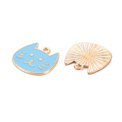 Alloy Enamel Pendants&nbsp;ENAM-S121-182C