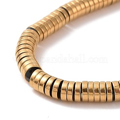 Electroplated Non-magnetic Synthetic Hematite Beads Strands&nbsp;X-G-G826-09G-4mm-A