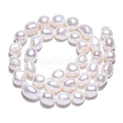 Natural Cultured Freshwater Pearl Beads Strands&nbsp;PEAR-N014-08F