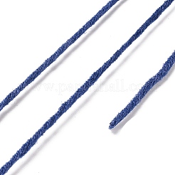 ミルクコットン編みアクリル繊維糸  5本撚りのかぎ針編み糸  パンチ針糸  プルシアンブルー  2mm  77メートル/かせについて&nbsp;YCOR-NH0001-02G