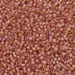 MIYUKIデリカビーズ  シリンダー  日本製シードビーズ  11/0  （db0866)マットtrトパーズab  1.3x1.6mm  穴：0.8mm  約10000個/袋  50 G /袋&nbsp;SEED-X0054-DB0866