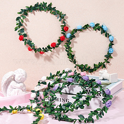 Foam Flower Headbands&nbsp;OHAR-GF0001-34
