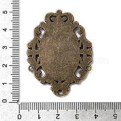 Tibetan Style Alloy Pendant Rhinestone Cabochon Settings&nbsp;TIBEP-5315-AB-FF