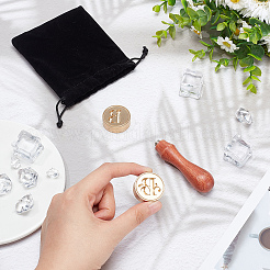 2Pcs 2 Styles Brass Stamp Heads&nbsp;DIY-CP0007-67