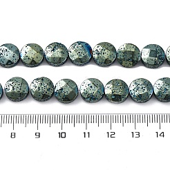 Electroplated Natural Lava Rock Beads Strands&nbsp;G-A256-F01-01G
