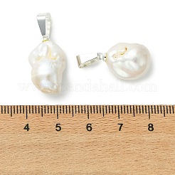 Natural Edison Baroque Keshi Pearl Pendants&nbsp;PALLOY-JF05628