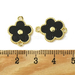 Eco-Friendly Brass Enamel Connector Charm&nbsp;KK-A204-18G