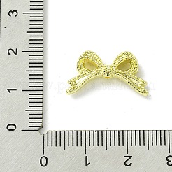 合金ビーズ  蝶結び  ゴールドカラー  11x19x4.5mm  穴：1.6mm&nbsp;FIND-Z045-11G