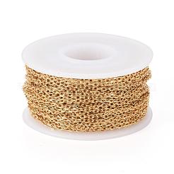 Ion Plating(IP) 304 Stainless Steel Cable Chains&nbsp;CHS-H009-22G