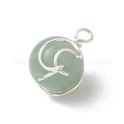 Copper Wired Gemstone Pendants&nbsp;PALLOY-JF02921