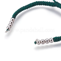 Nylon Cord Braided Bead Bracelets Making&nbsp;BJEW-F360-FP02