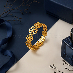4Pcs 2 Colors Brass Finger Rings for Women&nbsp;RJEW-HY0001-22