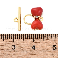 Resin Toggle Clasps&nbsp;KK-P291-01G
