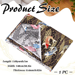 綿織物  服装アクセサリー  魚  1480x0.4mm&nbsp;DIY-WH0671-216B-01