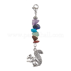 Autumn Theme Tibetan Style Alloy Pendants Decoration&nbsp;HJEW-JM01207