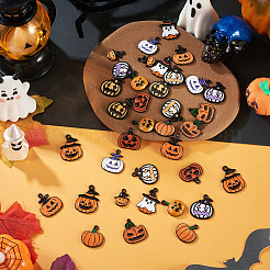 36Pcs 12 Styles Halloween Alloy Enamel Pendants&nbsp;ENAM-TA0003-51