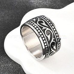 304 Stainless Steel Finger Rings Set for Men&nbsp;SA-CBA0CD2-01AS
