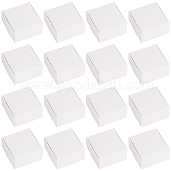 紙製折りたたみ箱30個  段ボール箱  私書箱  正方形  ホワイト  4.1x3.8x2cm&nbsp;CON-CN0001-28