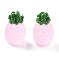 蓄光樹脂カボション  模造果物  暗闇で光る  パイナップル  30x19mm&nbsp;CRES-D277-03D-02