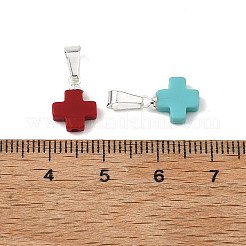 Synthetic Coral Pendants&nbsp;PALLOY-JF05679