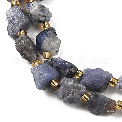 Raw Rough Natural Tanzanite Beads Strands&nbsp;G-D101-A12