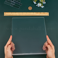 アクリルネイルアートディスプレイボード  DIYクリアディスプレイボックス用  レクタンジ  透明  8.3x22x25.5cm&nbsp;ODIS-WH0030-14