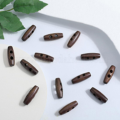 30Pcs Natural Wood Buttons&nbsp;FIND-GF0009-92A