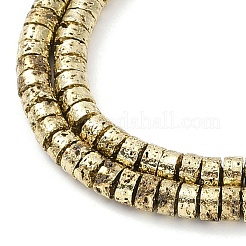 Electroplated Synthetic Non-Magnetic Hematite Beads Strands&nbsp;X-G-U003-16A
