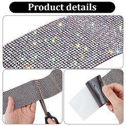 樹脂ラインストーン接着剤滑り止め車ドアステッカー2枚  カラフル  600x69x1.2mm&nbsp;AJEW-GF0013-30A