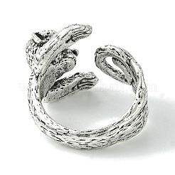 Monkey Alloy Open Cuff Rings&nbsp;RJEW-K275-49AS