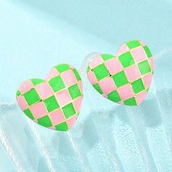 Brass Stud Earrings&nbsp;EJEW-G471-38G