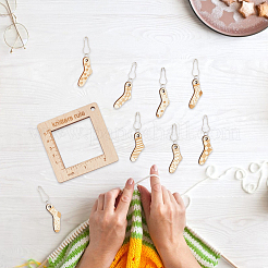Alloy and  Wooden Sweater Knitting tool&nbsp;AJEW-WH0472-20I