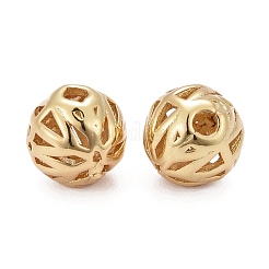 Hollow Brass Beads&nbsp;KK-Z009-01G