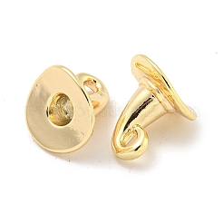 ハロウィーンをテーマにした真鍮ペンダント  帽子  13.5x10.5x10mm  穴：2.5x1.5mm&nbsp;X-KK-L211-012G-02