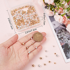 180Pcs 6 Styles Brass Spacer Beads&nbsp;KK-BBC0009-85