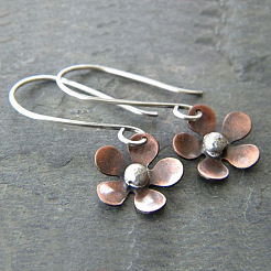 Alloy Dangle Earrings&nbsp;FS-WG91D4B-01