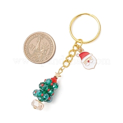 Christmas Tree with Santa Claus Keychains&nbsp;KEYC-MZ00045-01