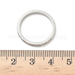 304 Stainless Steel Cubic Zirconia Finger Rings for Women&nbsp;RJEW-F189-01P