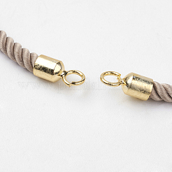 Nylon Twisted Cord Bracelet Making&nbsp;MAK-K007-04G