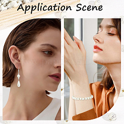 800個メッキアクリルビーズ  シルバーライン入り  クロスの丸  ベージュ  8mm  穴：2mm&nbsp;PACR-PA0001-24