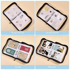 Transparent PVC Jewelry Organizer Storage Zipper Books&nbsp;ABAG-WH0063-114