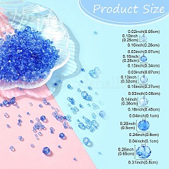 6 Styles Gradient Color Transparent Painted Glass Beads Strands&nbsp;DGLA-YW0001-28A