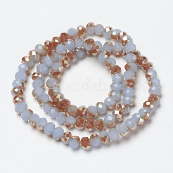 Electroplate Glass Beads Strands&nbsp;EGLA-A034-J6mm-J05