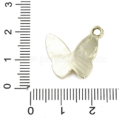 合金エナメルチャーム  蝶のチャーム  きいろ  18.5x20x1.5mm  穴：2mm&nbsp;LS-ENAM-F152-01P-01
