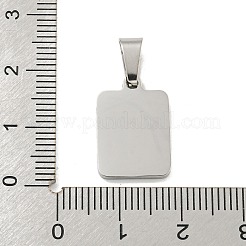 304 Stainless Steel Pave Natural White Shell Pendants&nbsp;STAS-S130-03P-X