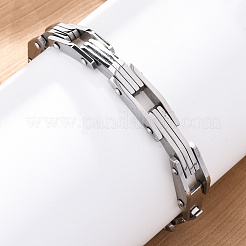 304 Stainless Steel Link Chain Bracelets for Women Men&nbsp;BJEW-R018-08P