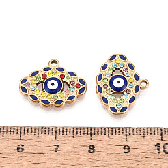 304 Stainless Steel Rhinestone Pendants&nbsp;STAS-N110-49B-G