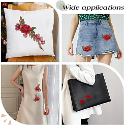 Computerized Embroidery Cloth Patches&nbsp;DIY-CY0001-06