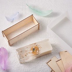 2 Set 2 Style Rectangle DIY Silicone Molds&nbsp;DIY-BY0001-21